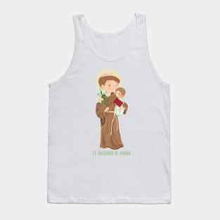 Saint Anthony of Padua Tank Top